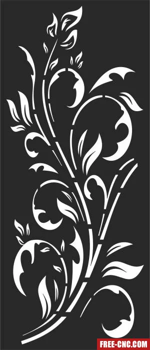Wall decorative door decorative wall - Free dxf for laser cutting and plasma