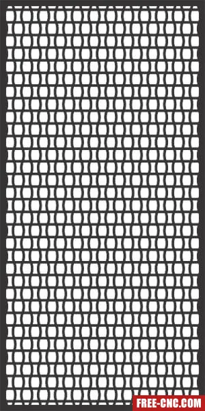 Decorative pattern wall screens panel for doors - free dxf download