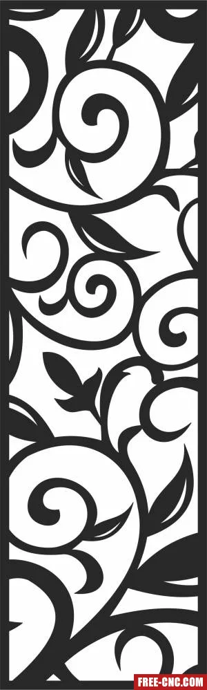 Screen door screen wall pattern - Free dxf for laser cutting and plasma