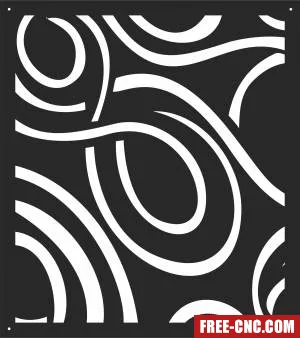 Screen door screen decorative screen wall pattern - Free dxf for laser cutting and plasma