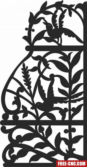 Door wall screen door screen - Free dxf files ready to cut