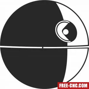 Star wars icon clipart - Free dxf for laser cutting and plasma