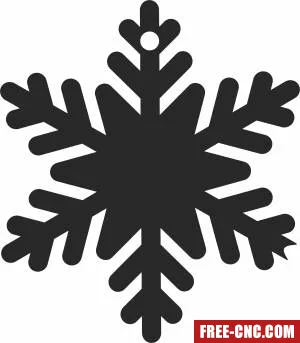 Christmas snow ornaments tree decor - Download free dxf for cnc plasma cutting