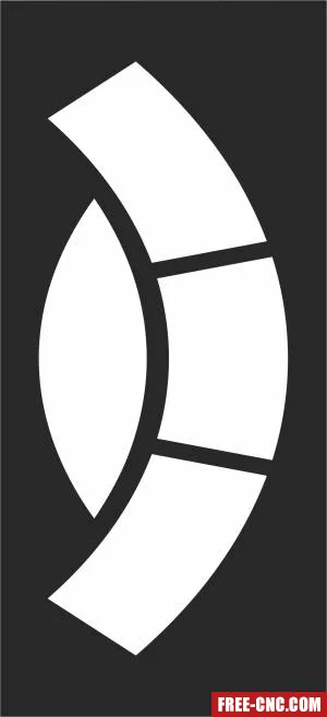 Wall door screen decorative - Free dxf download