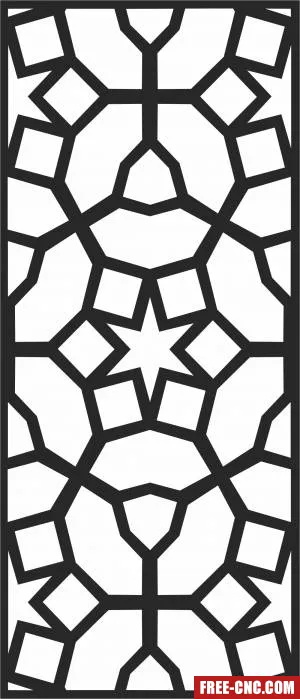 Screen door decorative - Free dxf files ready to cut