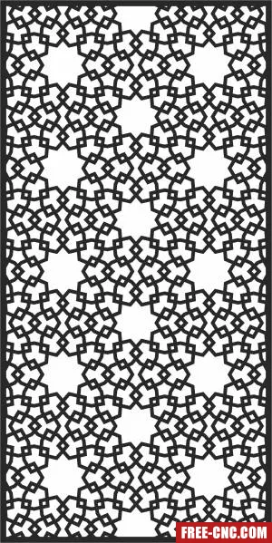 Decorative door decorative screen wall - Download free dxf for cnc plasma cutting