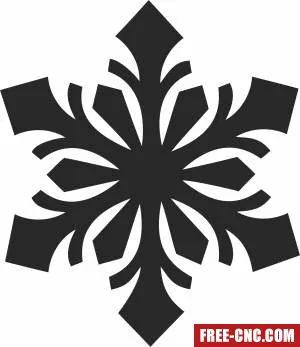 Flake ornament decorative art - Download free dxf for cnc plasma cutting