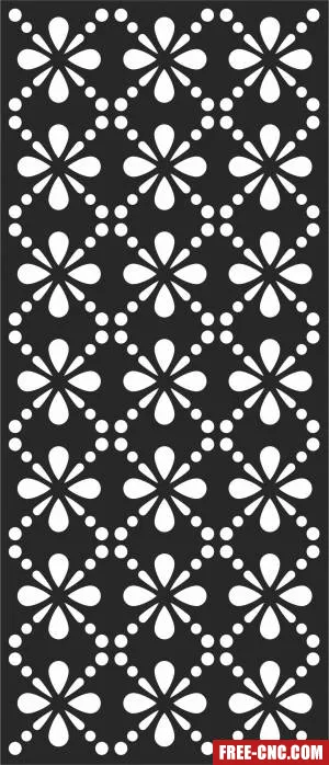 Decorative wall screen wall decorative screen decorative - Free dxf for laser cutting and plasma
