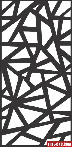 Decorative pattern wall screens panel for doors - free dxf download
