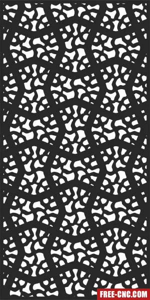 Screen decorative door wall door - Download free dxf for cnc plasma cutting