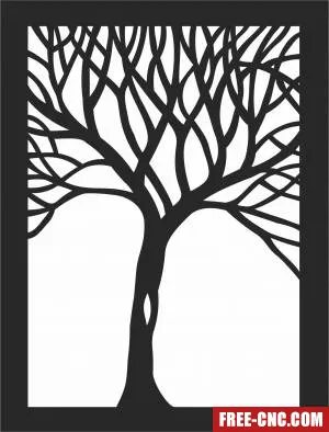 Tree wall decors - Free dxf for laser cutting and plasma Tree wall decors - Free dxf for laser cutting and plasma