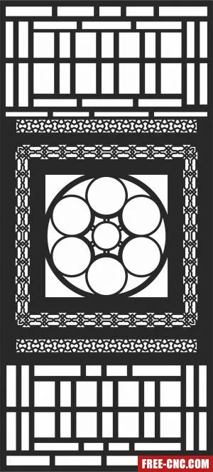 Pattern wall pattern door pattern wall - Free dxf for laser cutting and plasma Pattern wall pattern door pattern wall - Free dxf for laser cutting and plasma