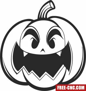 Pumpkin halloween cliparts - Download free dxf for cnc plasma cutting