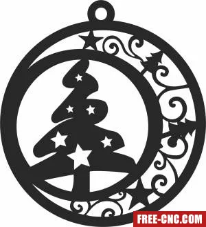 Tree christmas ornaments - Download free dxf for cnc plasma cutting