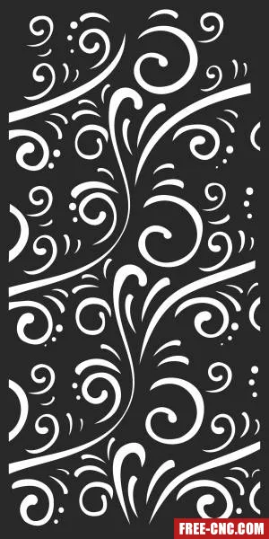 Pattern decorative pattern door screen door screen - Free dxf files ready to cut Pattern decorative pattern door screen door screen - Free dxf files ready to cut
