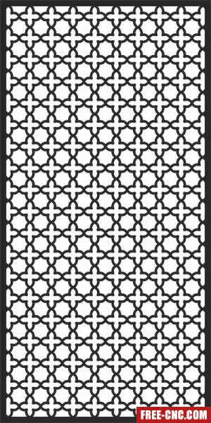 Decorative pattern wall screens panel for doors - free dxf download Decorative pattern wall screens panel for doors - free dxf download