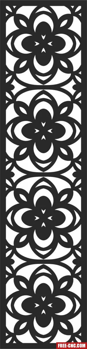 Door screen door decorative - Download free dxf for cnc plasma cutting