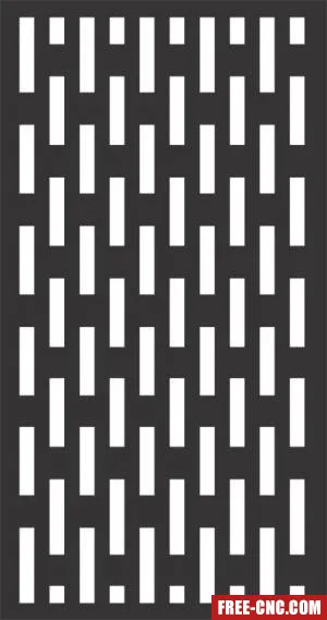 Decorative panels for doors wall screen pattern - free dxf download