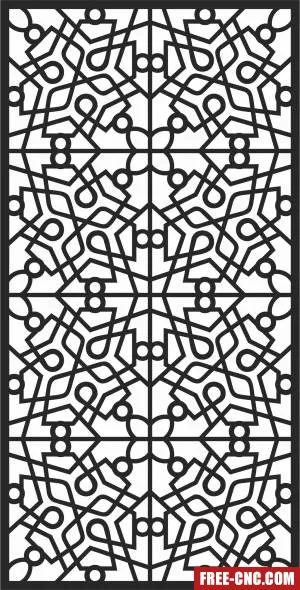 Pattern decorative pattern - Free dxf download