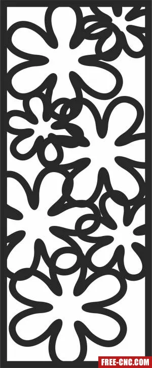 Wall door decorative pattern screen decorative - Download free dxf for cnc plasma cutting