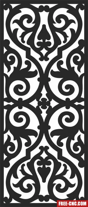 Screen pattern decorative - Free dxf for laser cutting and plasma Screen pattern decorative - Free dxf for laser cutting and plasma