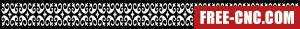 Screen pattern screen door screen decorative - Free dxf files ready to cut