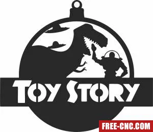 Toy story christmas ornament - Download free dxf for cnc plasma cutting