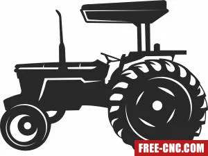 Tractor clipart - Free dxf files ready to cut