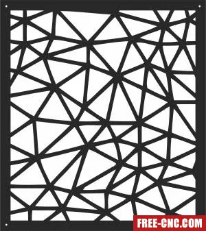 Door pattern door - Free dxf files ready to cut