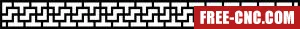 Wall door decorative - Free dxf for laser cutting and plasma