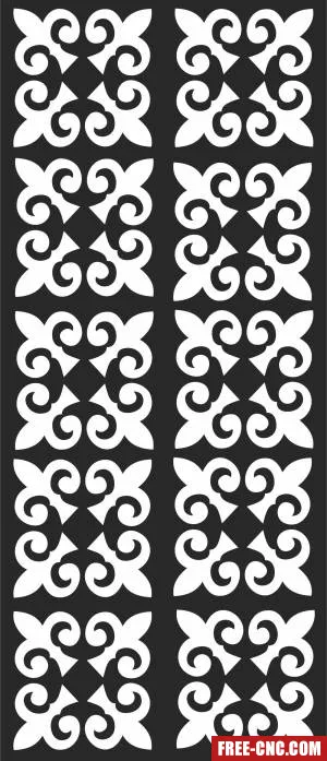 Pattern door pattern - Download free dxf for cnc plasma cutting