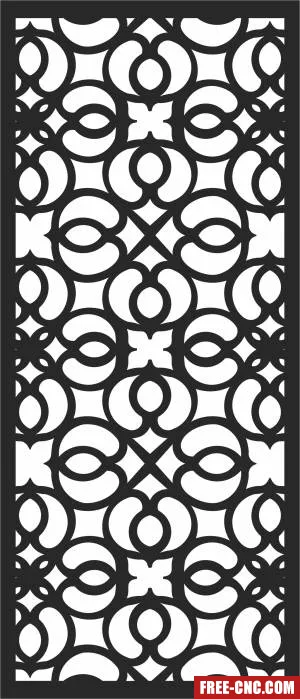 Pattern wall pattern - Free dxf files ready to cut