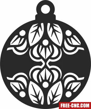 Christmas ornament - Free dxf for laser cutting and plasma