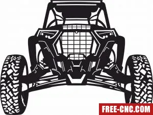 Car buggy vehicle - Free dxf files ready to cut