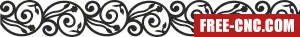 Decorative screen pattern wall - Download free dxf for cnc plasma cutting