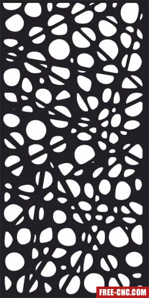 Decorative panels for doors wall screen pattern - free dxf download