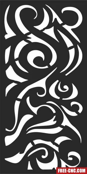 Pattern door decorative pattern decorative - Download free dxf for cnc plasma cutting
