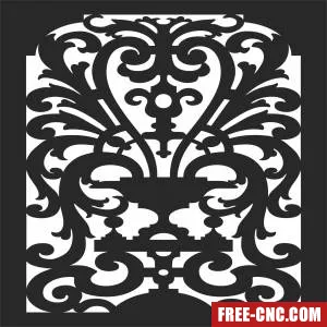 Wall pattern decorative pattern - Free dxf download Wall pattern decorative pattern - Free dxf download