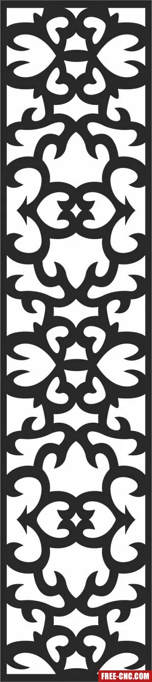 Screen wall decorative - Download free dxf for cnc plasma cutting