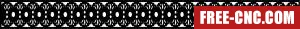 Door screen door decorative - Free dxf for laser cutting and plasma