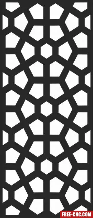 Decorative wall wall - Free dxf for laser cutting and plasma
