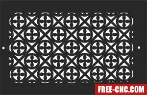 Pattern door pattern wall pattern - Free dxf download