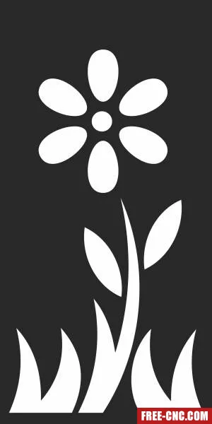 Door pattern decorative - Free dxf files ready to cut