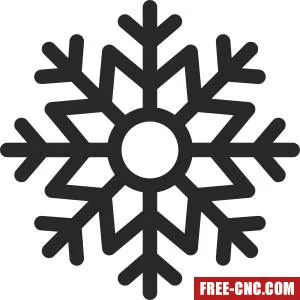 Ornament christmas snow decorative pattern - Free dxf files ready to cut