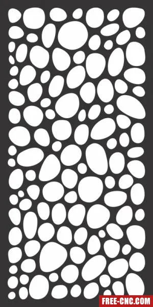Decorative panels for doors wall screen pattern - free dxf download