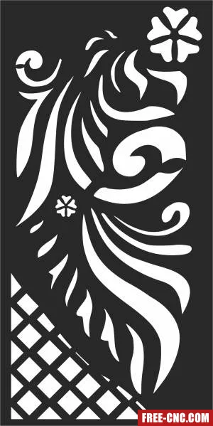 Decorative wall door screen wall - Download free dxf for cnc plasma cutting Decorative wall door screen wall - Download free dxf for cnc plasma cutting