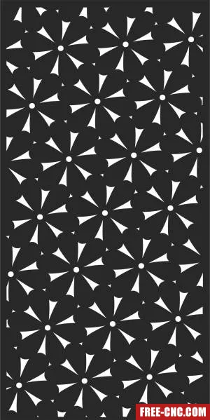 Door wall pattern - Free dxf download