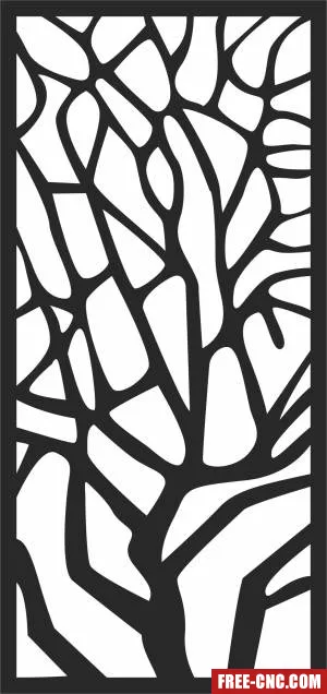 Decorative door wall - Free dxf download Decorative door wall - Free dxf download