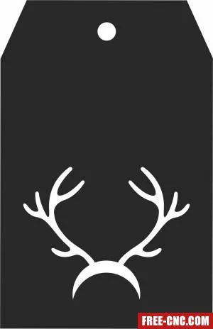 Christmas deer ornaments - Download free dxf for cnc plasma cutting