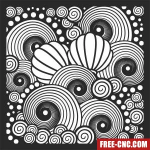 3d wall decor panel - Download free dxf for cnc plasma cutting